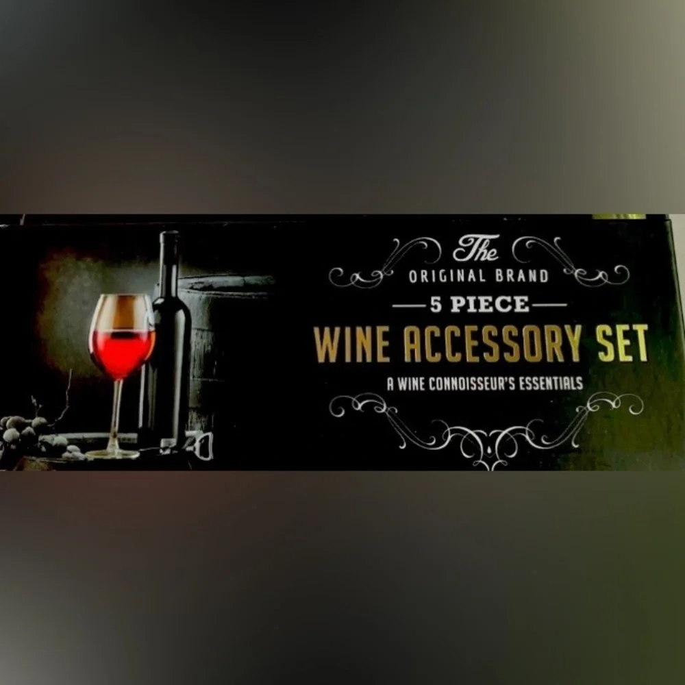 WINE ACCESSORY 5 PIECE SET (NEW)